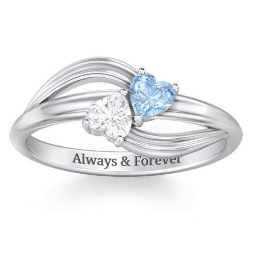 A "Couple" of Hearts Ring