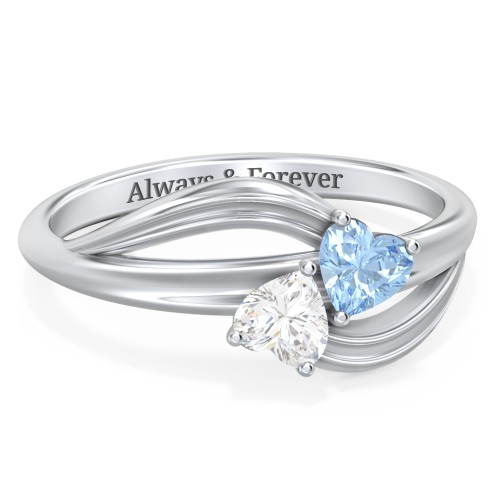 A "Couple" of Hearts Ring