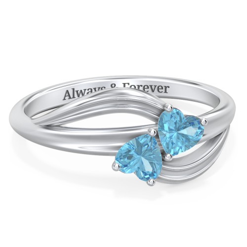 A "Couple" of Hearts Ring