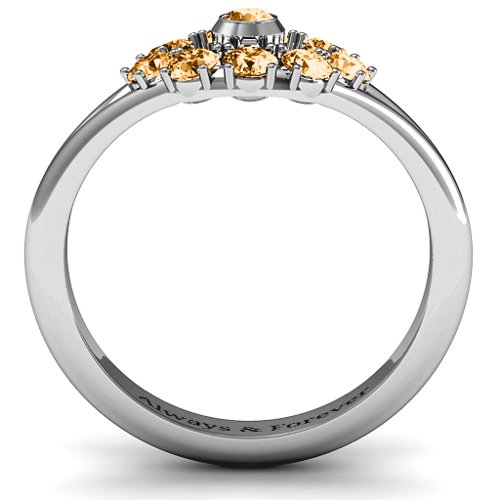 3 to 10 Stone "Solar" Ring
