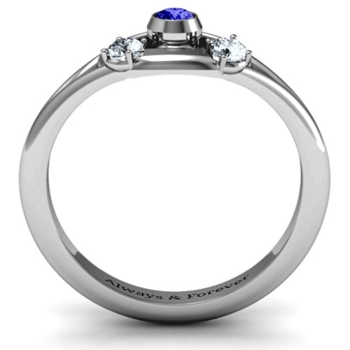 3 to 10 Stone "Solar" Ring
