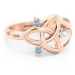 Siobhán Celtic Knot Ring