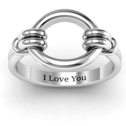 Classic Karma Ring – Sterling Silver
