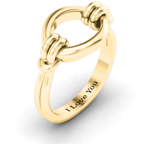 Classic Karma Ring – 10K Yellow Gold