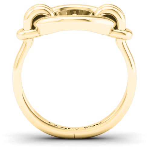 Classic Karma Ring – 10K Yellow Gold