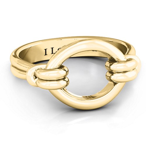 Classic Karma Ring – 10K Yellow Gold