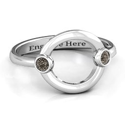 Double Stone Karma Ring