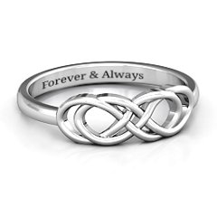 Infinity Knot Ring – Sterling Silver