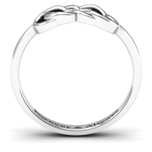 Infinity Knot Ring – Sterling Silver