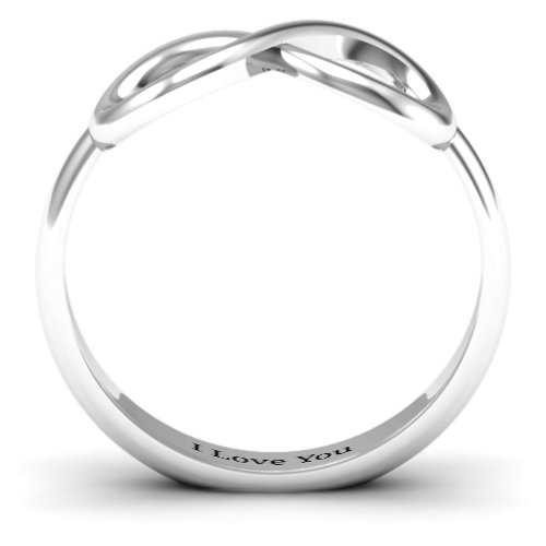 Classic Infinity Ring – Sterling Silver