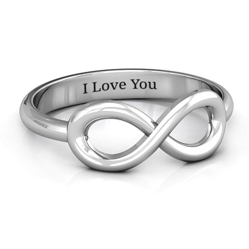 Classic Infinity Ring – Sterling Silver