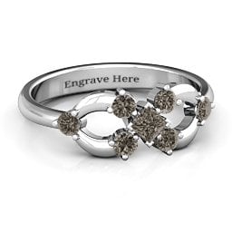 Princess Center Infinity Ring