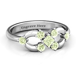 Princess Center Infinity Ring