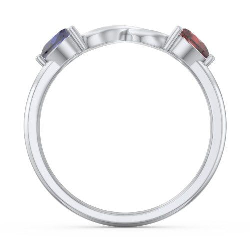 Two Hearts to Infinity Ring