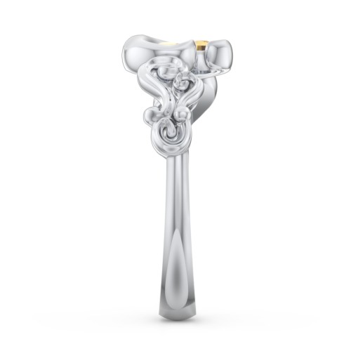 "Cradle of Love" Ring – Sterling Silver with Citrine