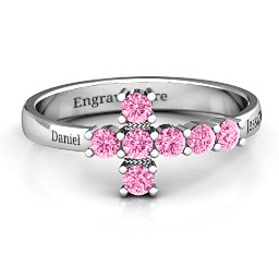 I Believe' Side Cross Ring