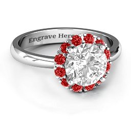 Victoria Single Halo Ring