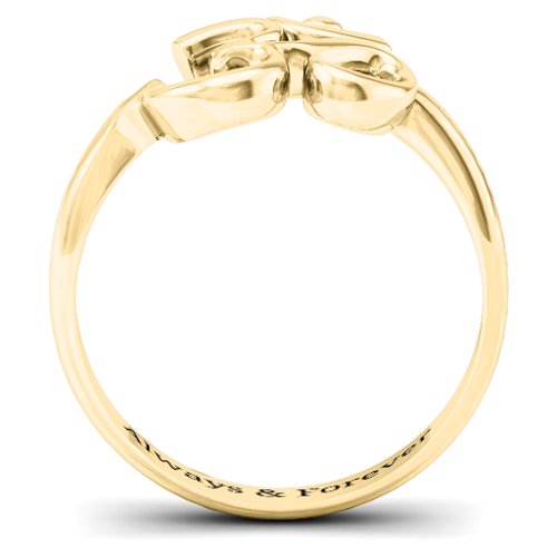 Om - Sound of Universe Ring – 10K Yellow Gold