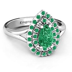 Cleopatra Double Halo Ring