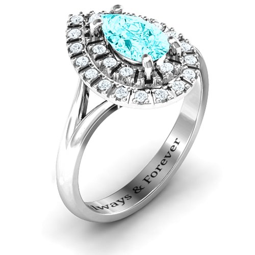 Cleopatra Double Halo Ring