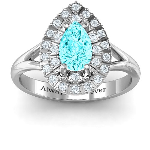 Cleopatra Double Halo Ring