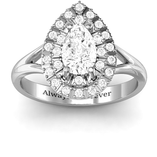 Cleopatra Double Halo Ring