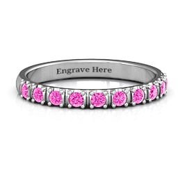 Magical Affinity Ring in 925 Sterling Silver with Pink Tourmaline