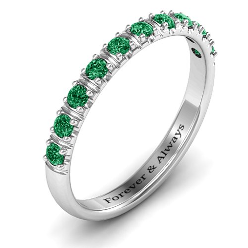 Magical Affinity Ring – Sterling Silver with Emerald