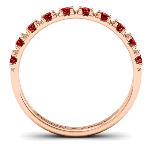 Magical Affinity Ring – 10K Rose Gold with Garnet