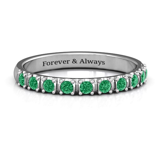 Magical Affinity Ring – Sterling Silver with Emerald