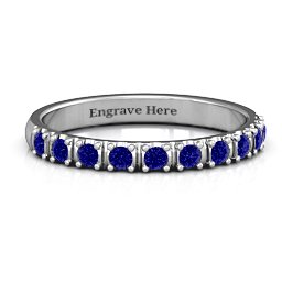 Magical Affinity Ring in 925 Sterling Silver with Blue Sapphire