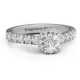Graceful Shine Vintage Ring in 925 Sterling Silver with White Premium Zirconia