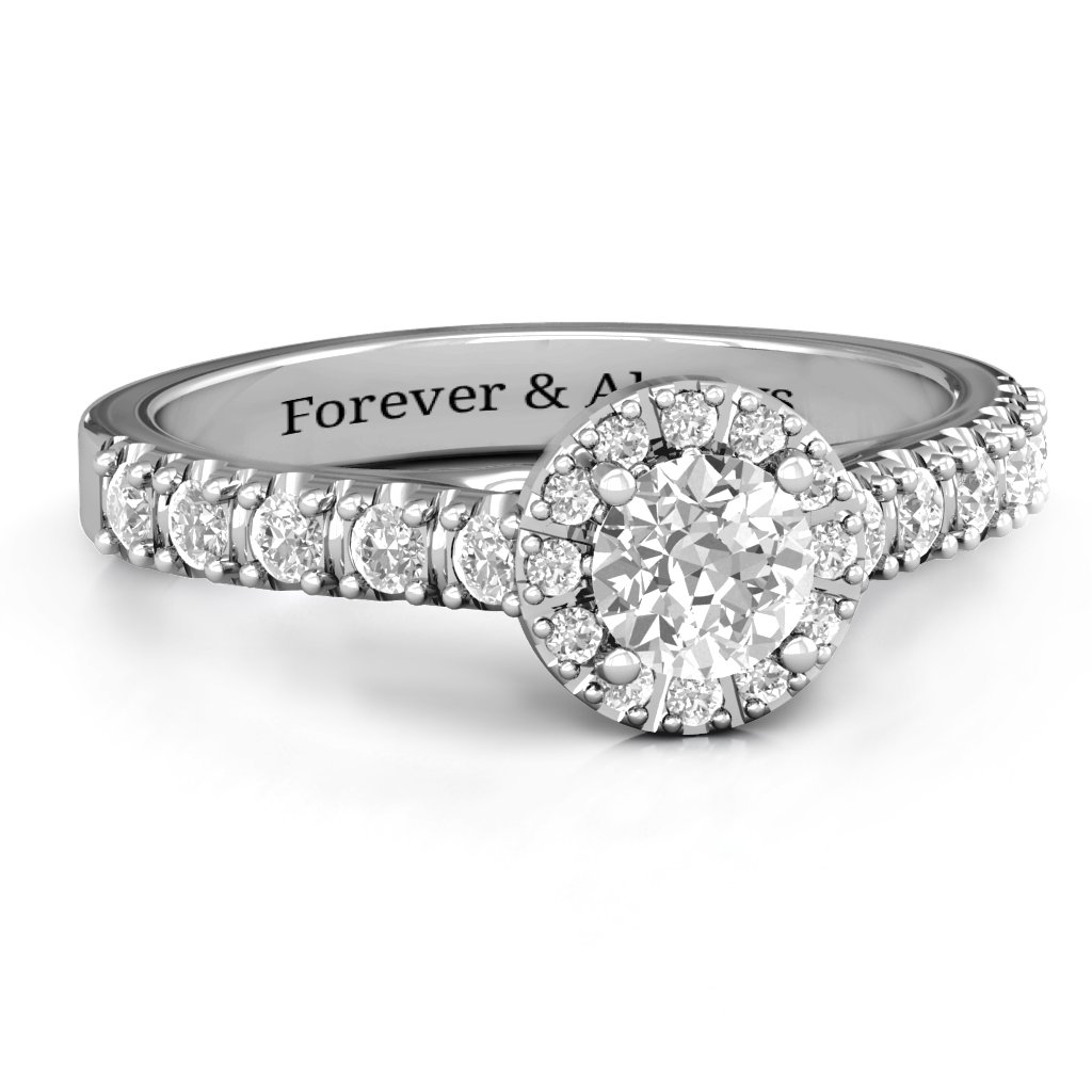 Graceful Shine Birthstone Vintage Ring