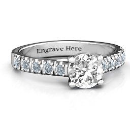 Vintage Diana Ring in 925 Sterling Silver