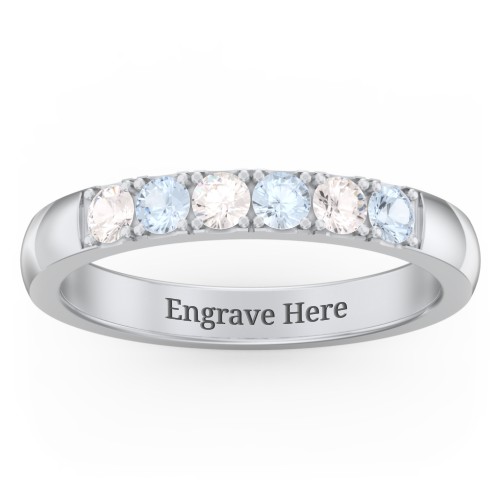 3 - 11 Gemstone Affinity Mother's Ring