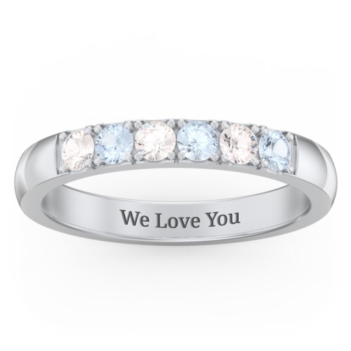 3 - 11 Gemstone Affinity Mother's Ring