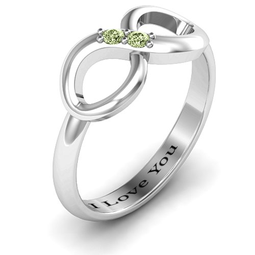 "Twosome" Infinity Ring