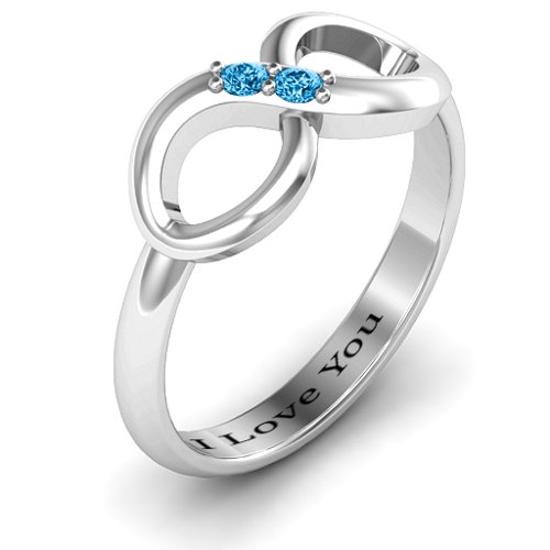 "Twosome" Infinity Ring