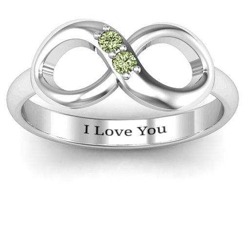 "Twosome" Infinity Ring