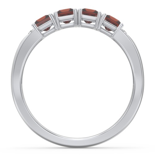 Classic 2-7 Princess Cut Ring with Accents
