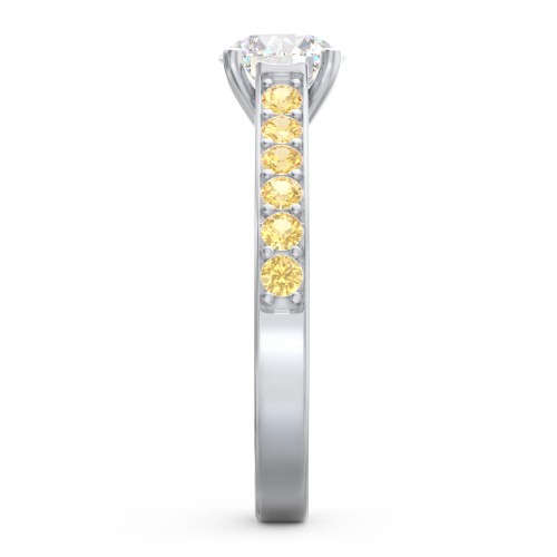 Elegant Duchess Ring with Shoulder Accents