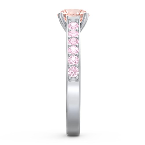 Elegant Duchess Ring with Shoulder Accents