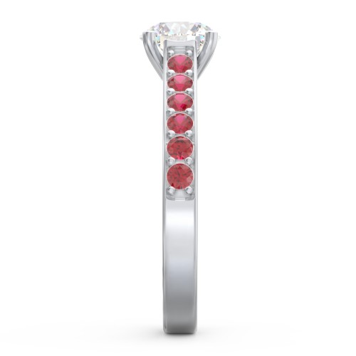 Elegant Duchess Ring with Shoulder Accents