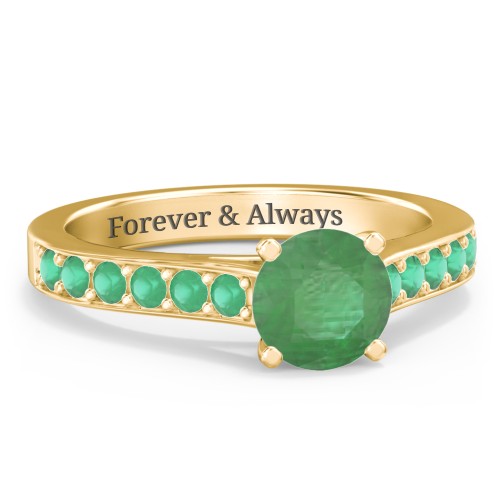 Elegant Duchess Ring with Shoulder Accents