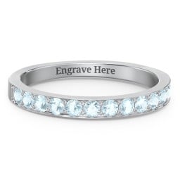 Classic Half Eternity Ring
