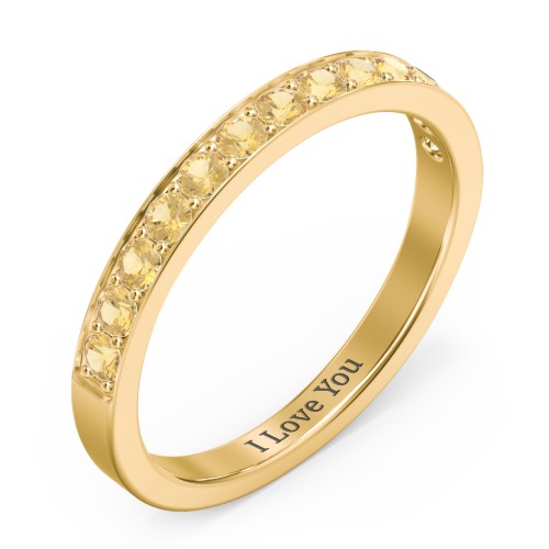 Classic Half Eternity Ring