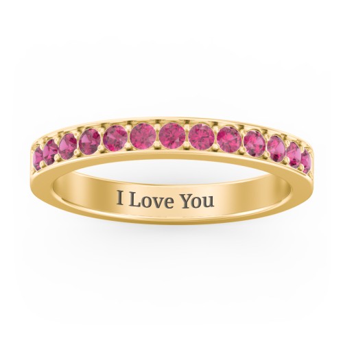 Classic Half Eternity Ring