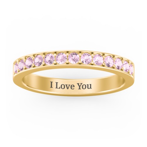 Classic Half Eternity Ring