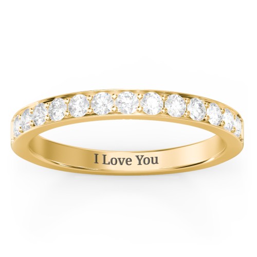 Classic Half Eternity Ring