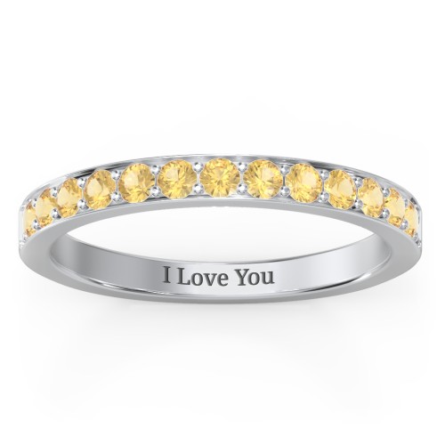 Classic Half Eternity Ring